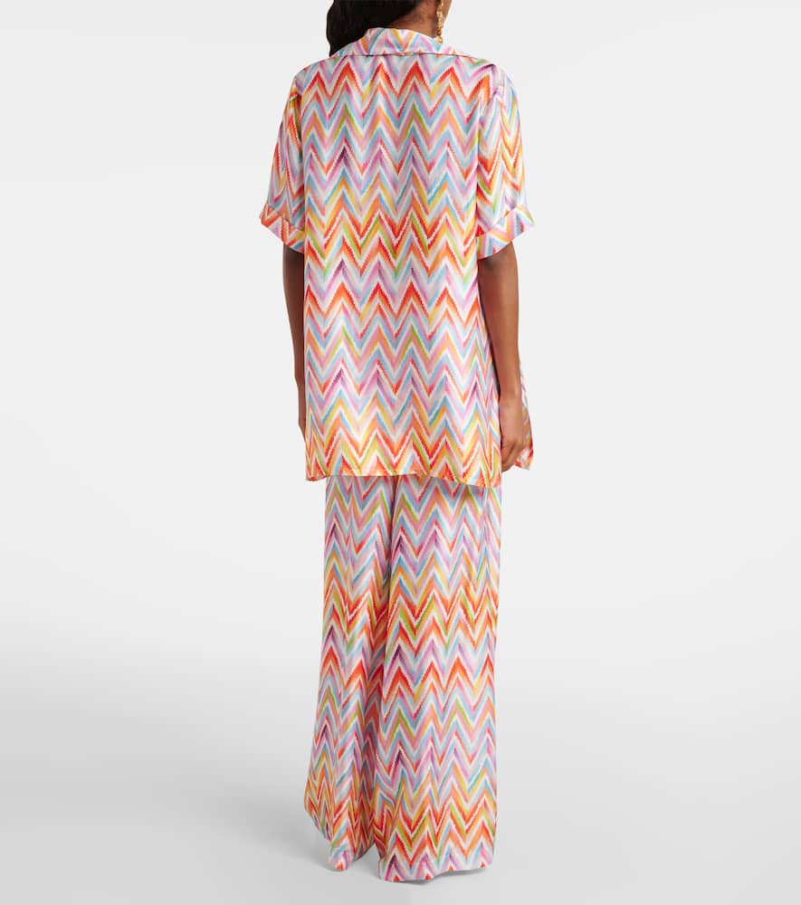 Missoni Zigzag Oversized Shirt In Multi