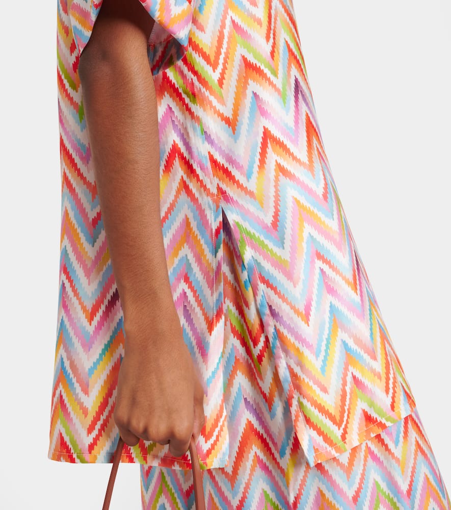 Missoni Zigzag Oversized Shirt In Multi