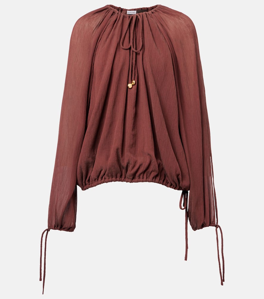 Paula's Ibiza cotton and silk blouse