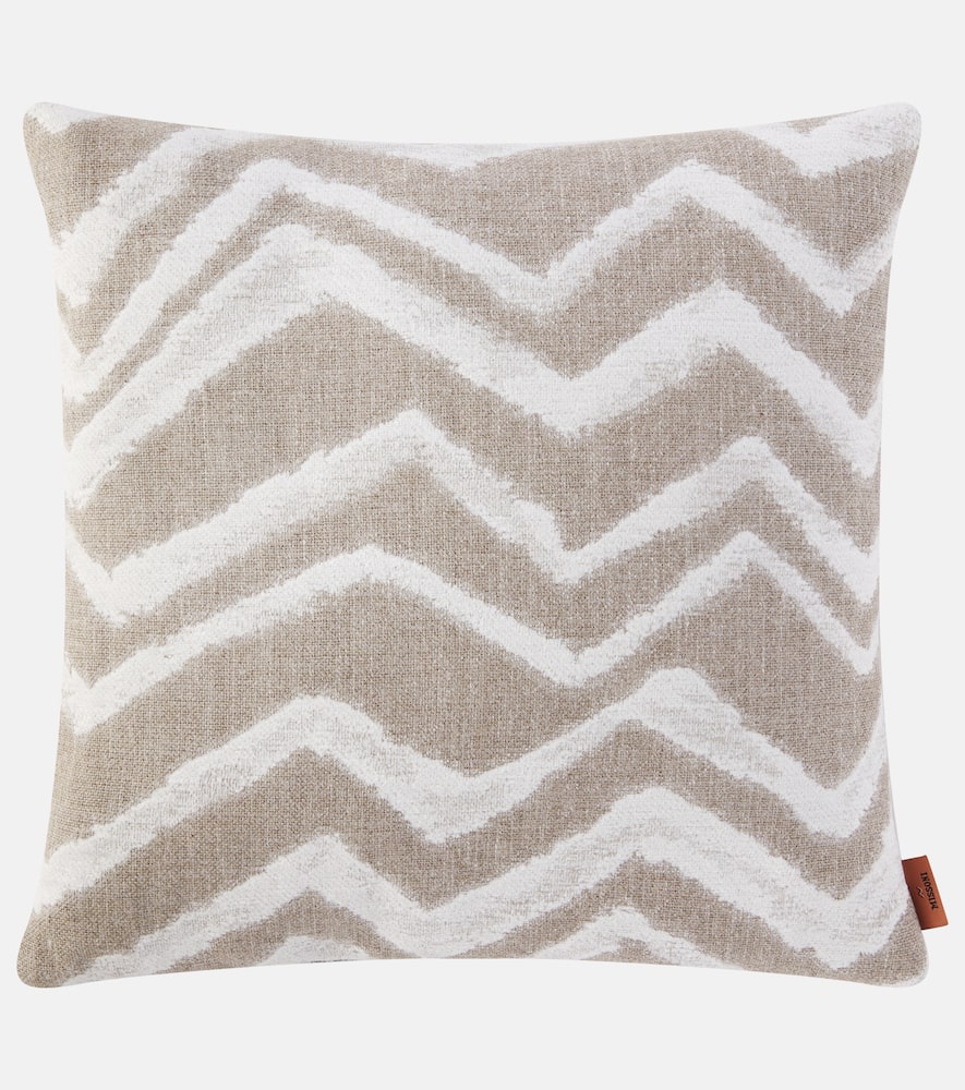 Missoni Graffiti Printed Cushion In Sand