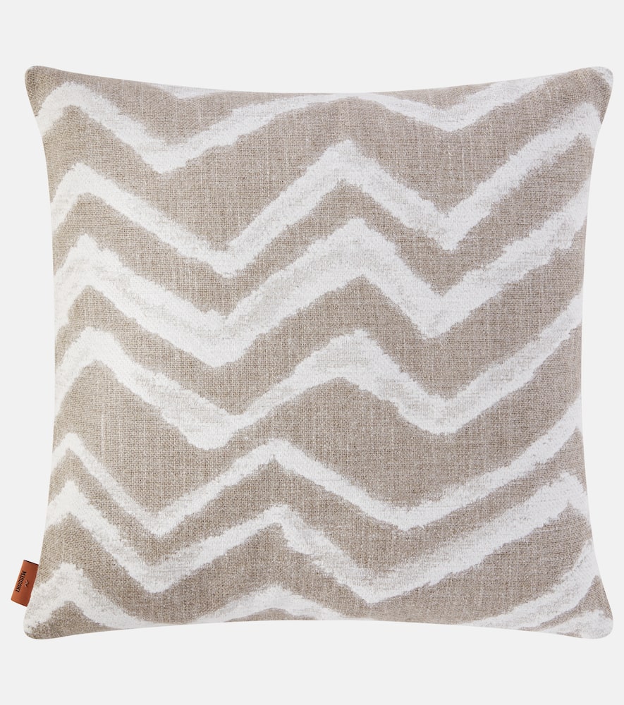 Missoni Graffiti Printed Cushion In Sand