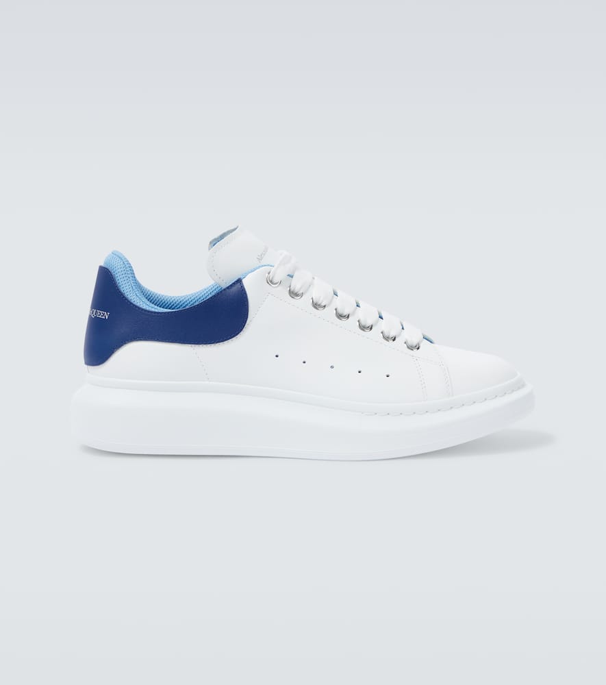 Oversized leather sneakers