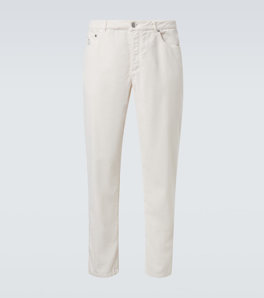 Brunello Cucinelli Pantalon droit en velours ctel de coton 616 €