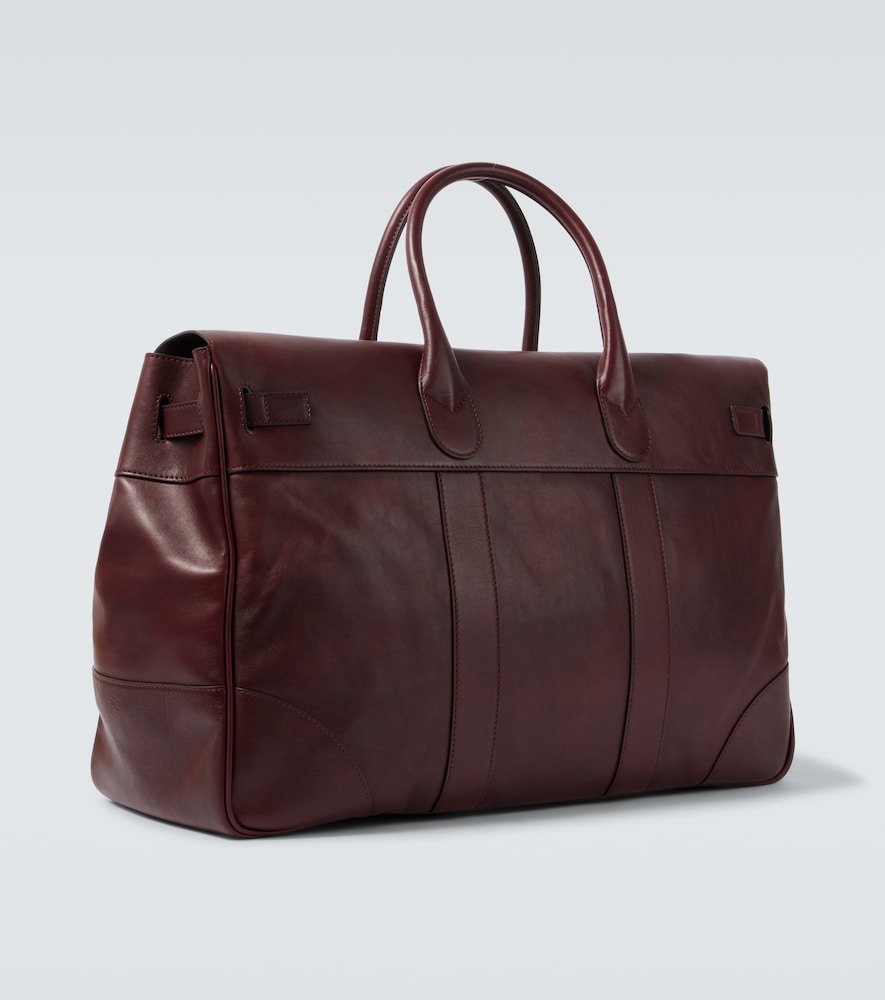  Brunello Cucinelli Brunello Cucinelli Leather Duffel Bag 