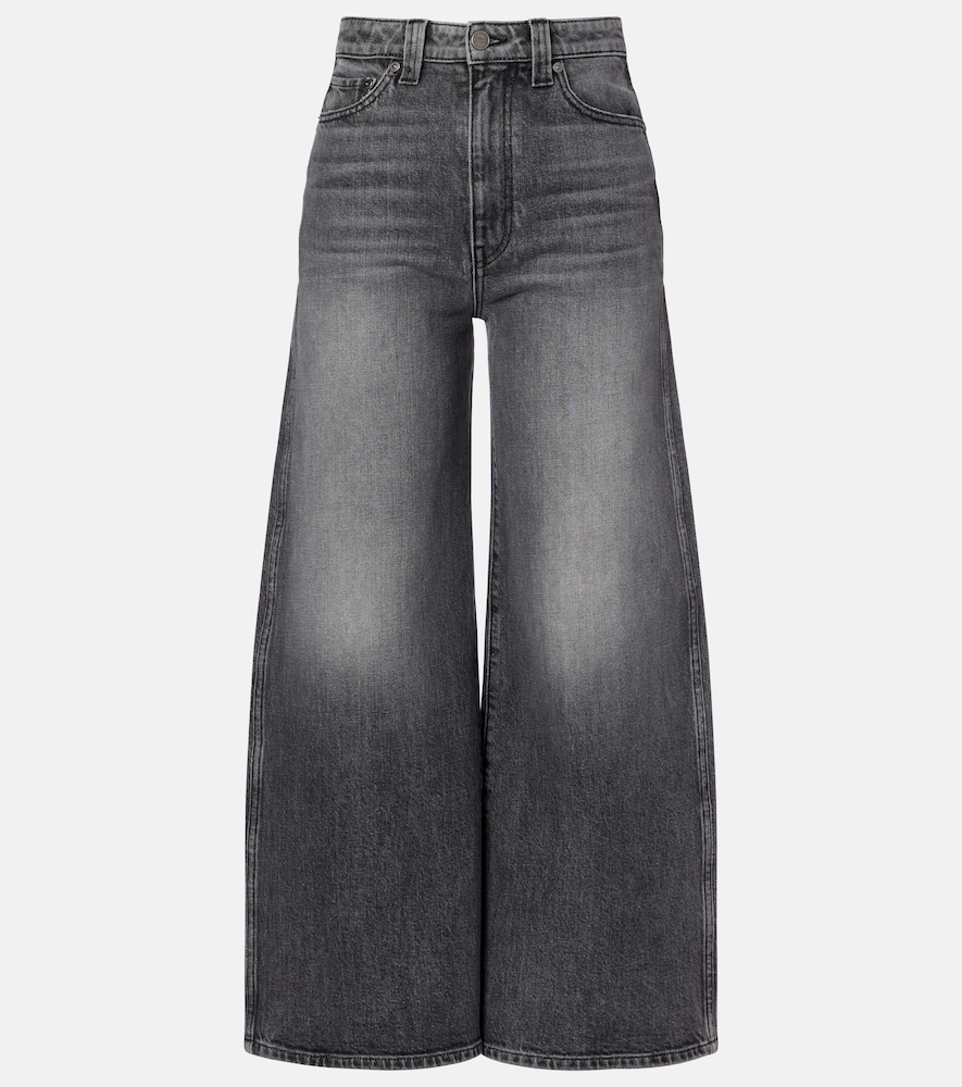 Khaite Women's Grey Delina High-Rise Wide-Leg Jeans Size 26 - Mytheresa