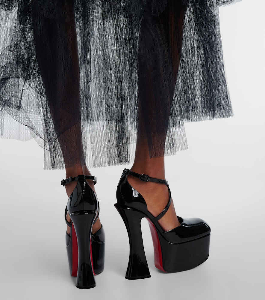 Aquadorcet Patent Leather Platform Pumps