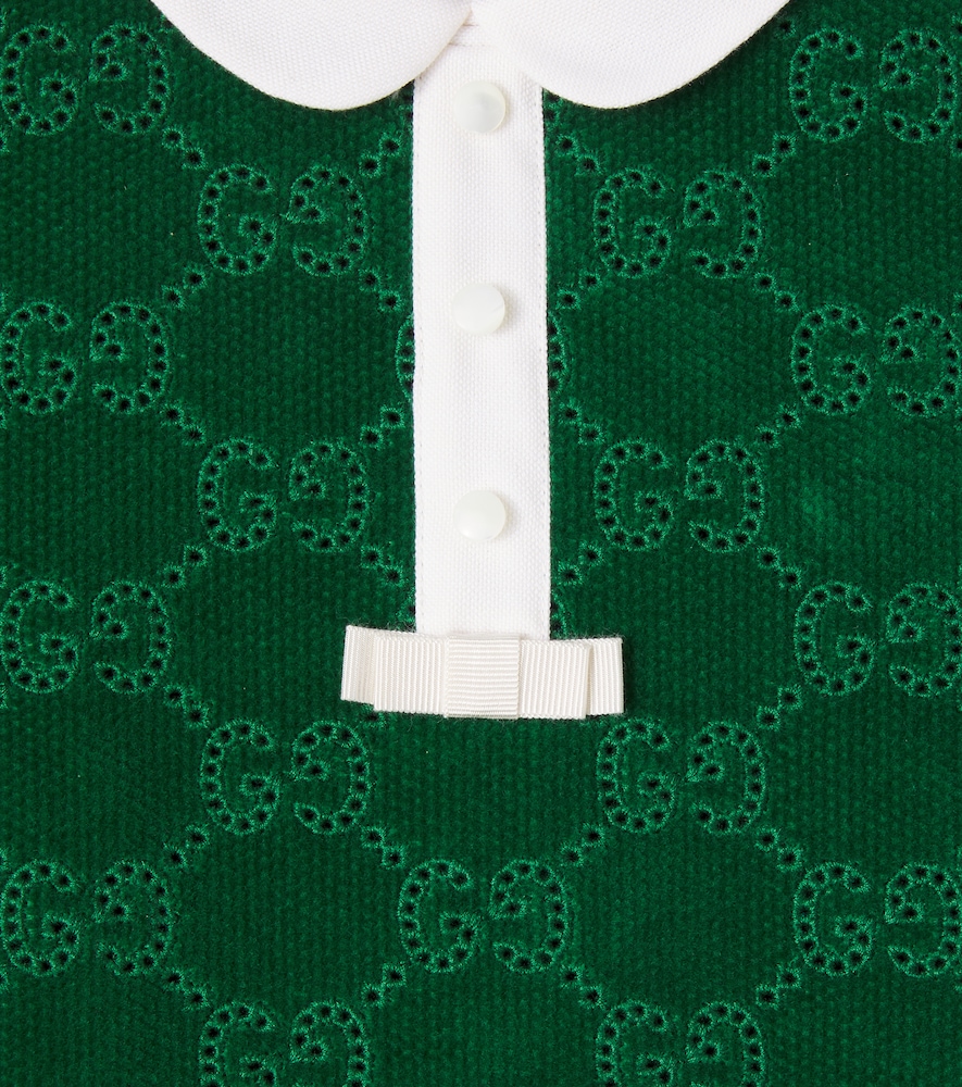  Gucci Kids Gucci Kids Baby Kleid Gg Aus Baumwolle 