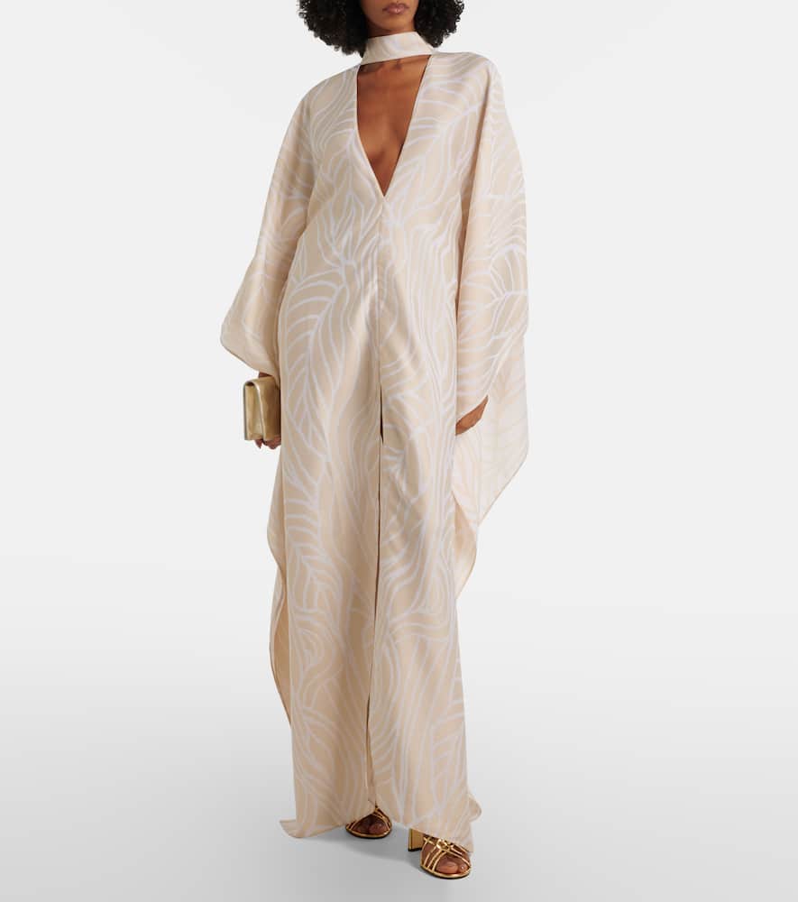 Taller Marmo Belted Kaftan In Neutral