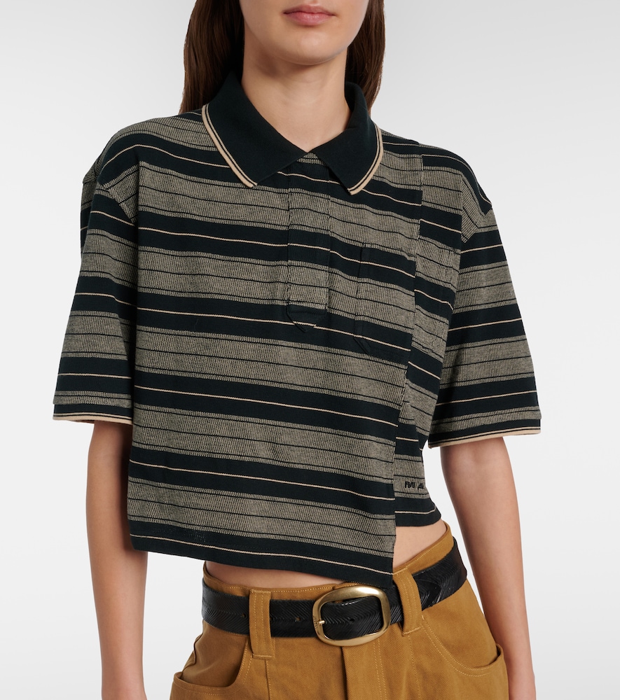  Marant Etoile Marant Etoile Cropped-polohemd Isalyne Aus Baumwolle 