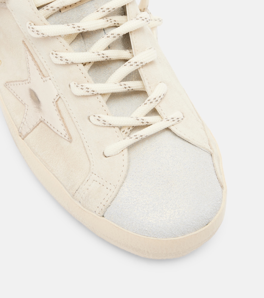  Golden Goose Golden Goose Super-star Shearling-lined Suede Sneakers 
