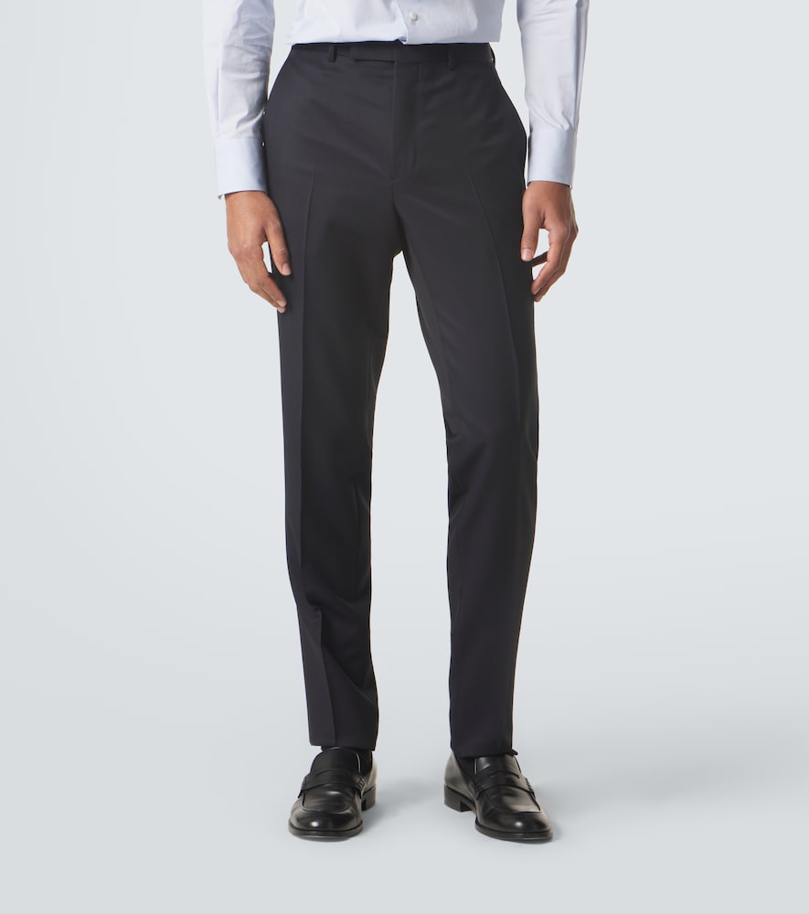  Zegna Zegna Wool And Mohair Suit 