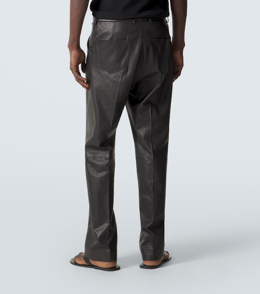  Auralee Auralee Gerade Hose Aus Leder 