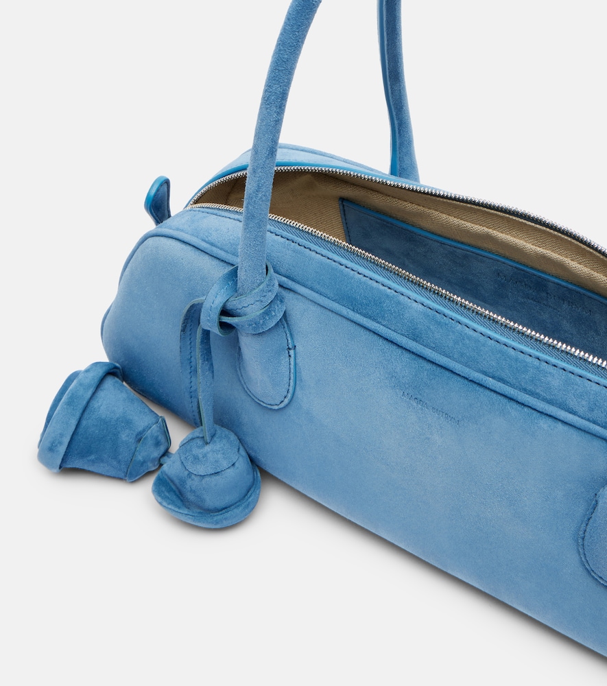  Magda Butrym Magda Butrym Brigitte Trapeze Suede Shoulder Bag 