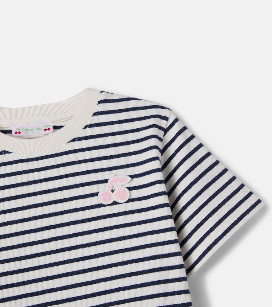  Bonpoint Bonpoint T-shirt Lilas Aus Baumwoll-jersey 