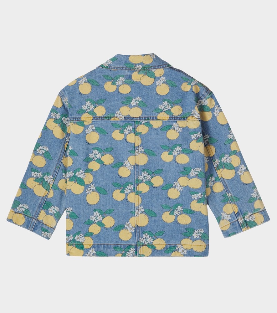  Tinycottons Tinycottons Bedruckte Jeansjacke Oranges 