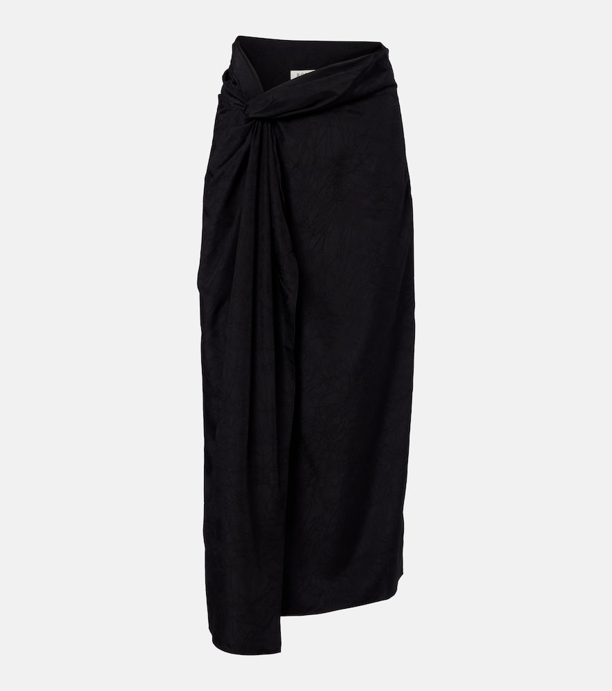Rohe Róhe Gathered midi skirt