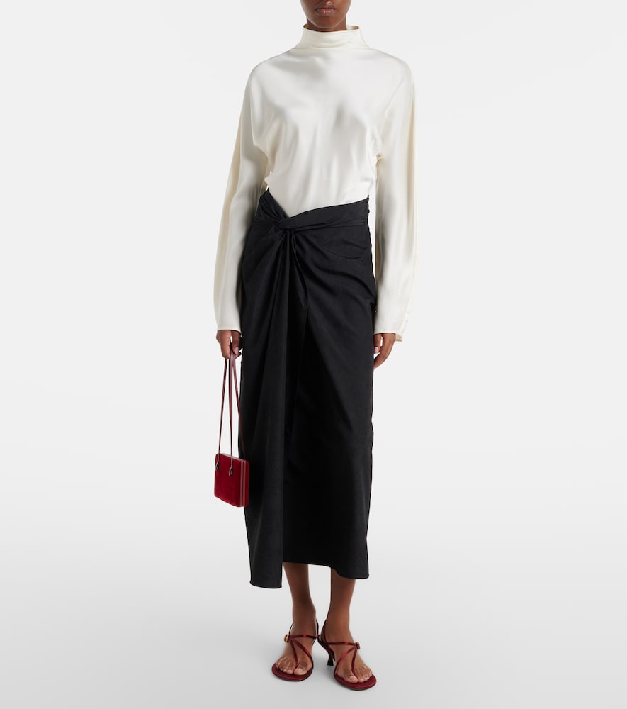  Rohe Rohe Gathered Midi Skirt 