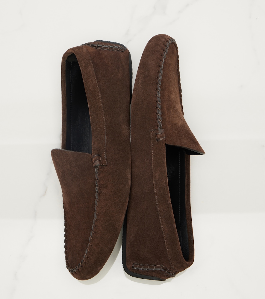  The Row The Row Lucca Suede Loafers 