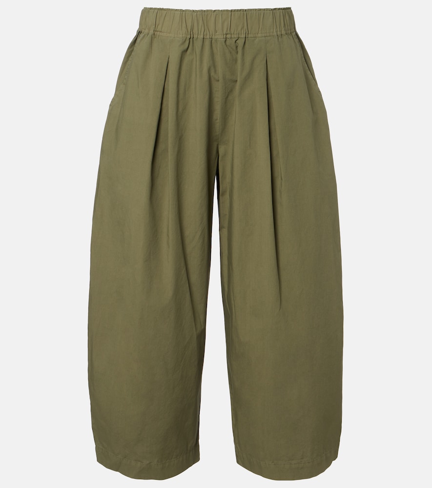 Velvet Sophia cotton poplin wide-leg pants