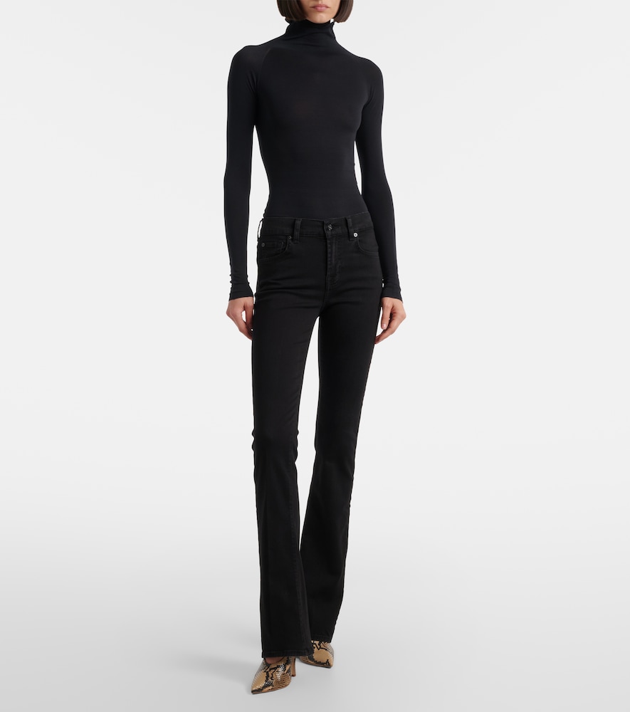 Mid-Rise Bootcut Jeans