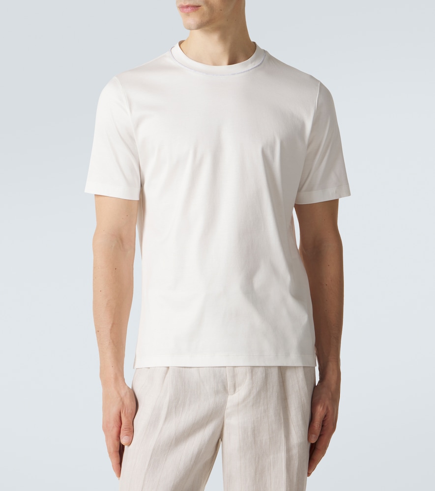  Brunello Cucinelli Brunello Cucinelli T-shirt Aus Baumwoll-jersey 