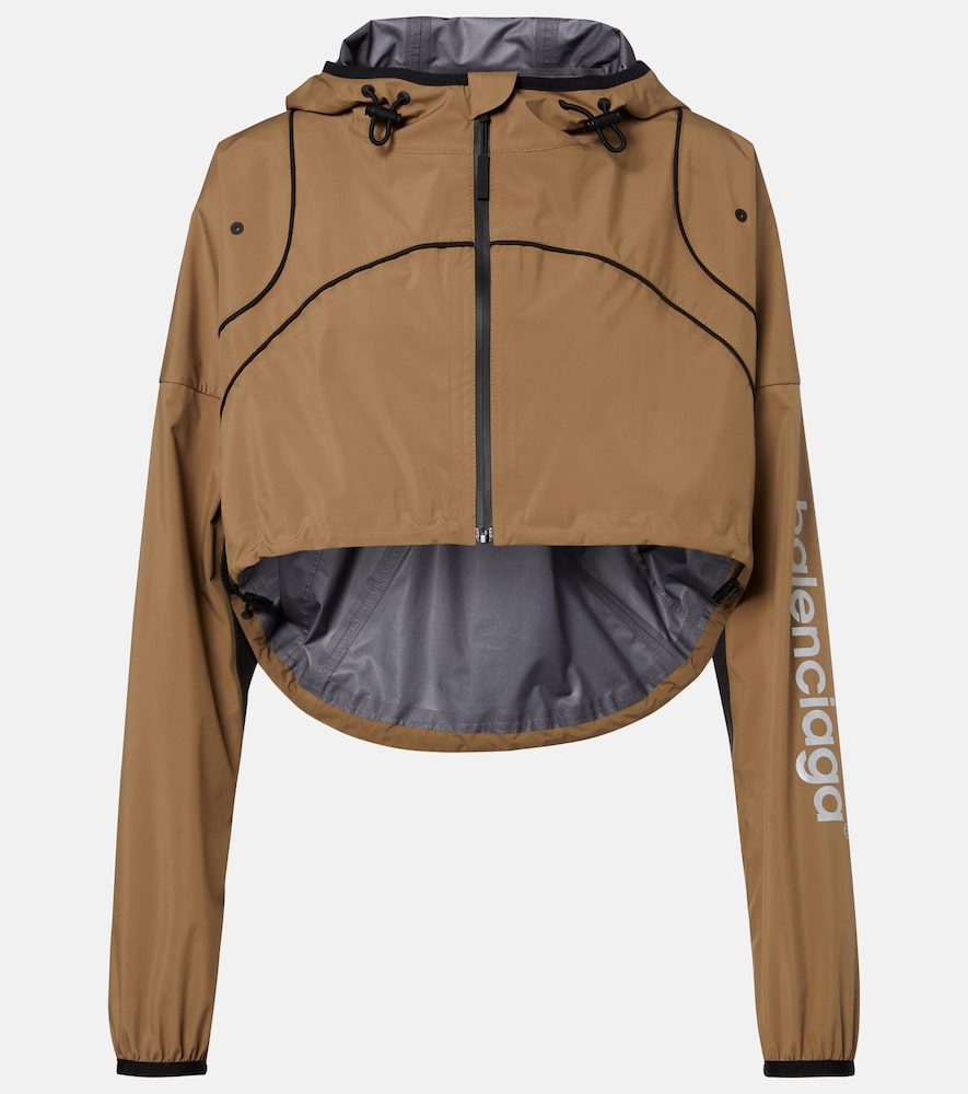 Balenciaga Cropped taffeta jacket
