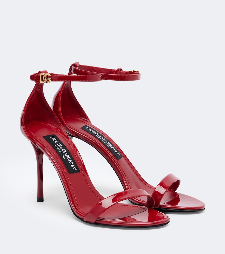 Sandalen DG aus Lackleder