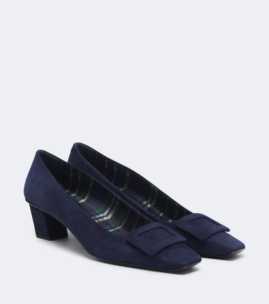 Pumps Belle Vivier aus Veloursleder
