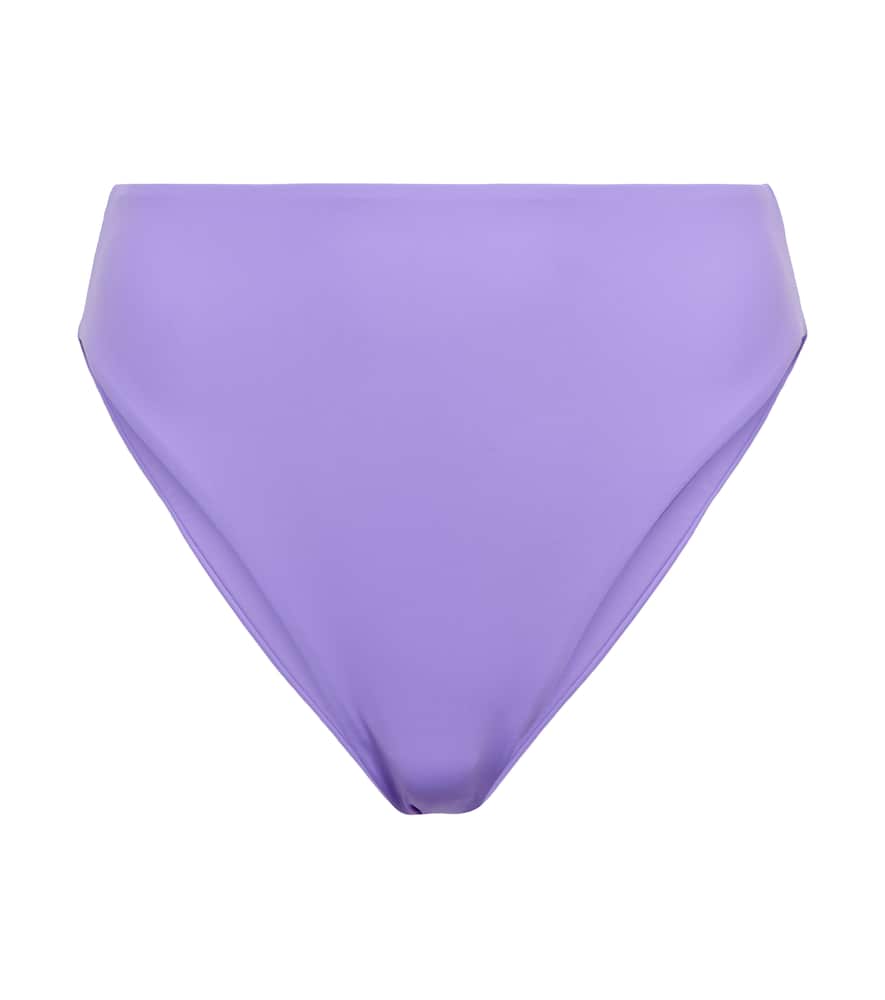 Incline high-rise bikini bottoms