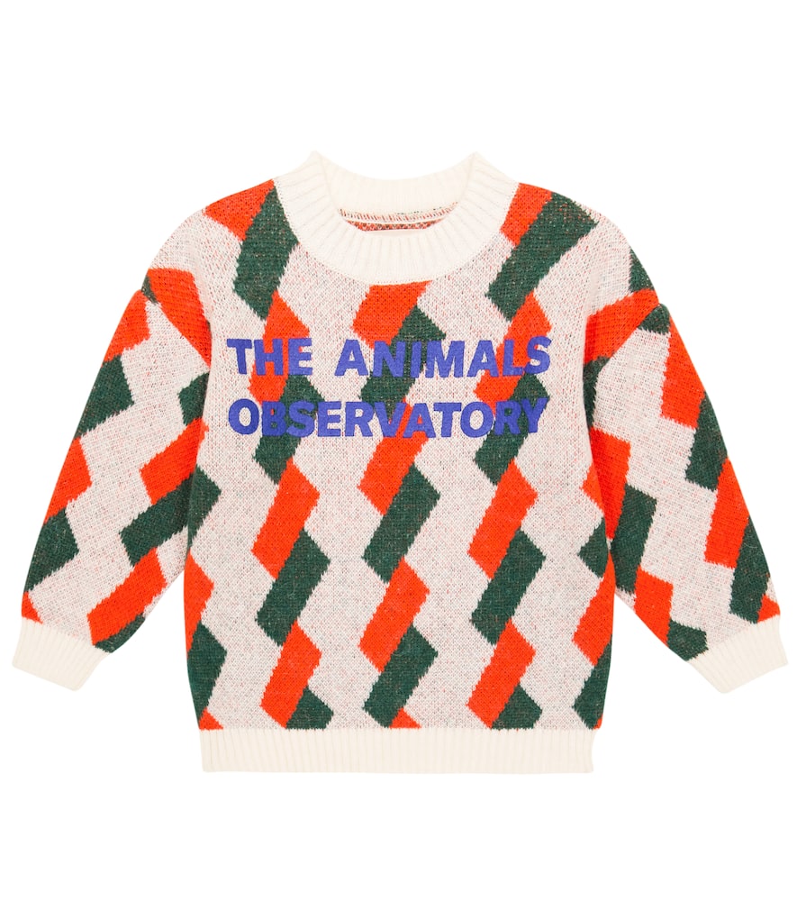 The Animals Observatory Arty Bull intarsia sweater