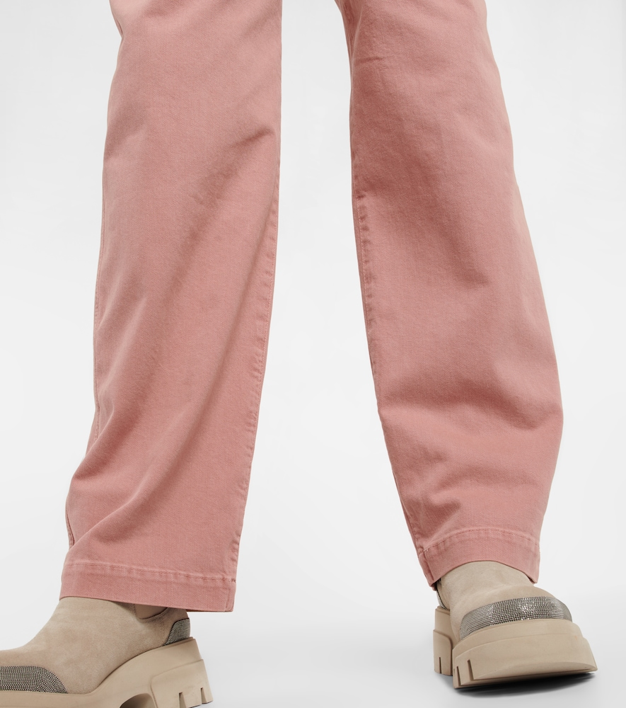  Brunello Cucinelli Brunello Cucinelli High-rise Straight Jeans 