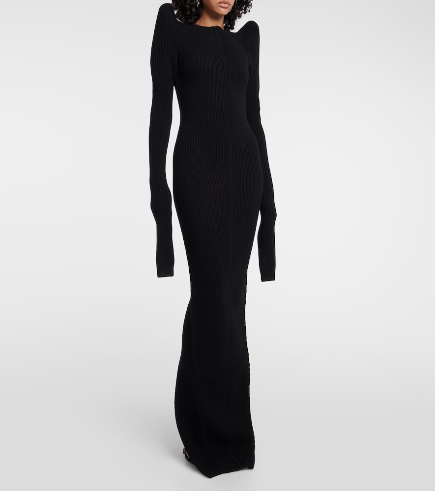 Rick Owens Cashmere and wool gown