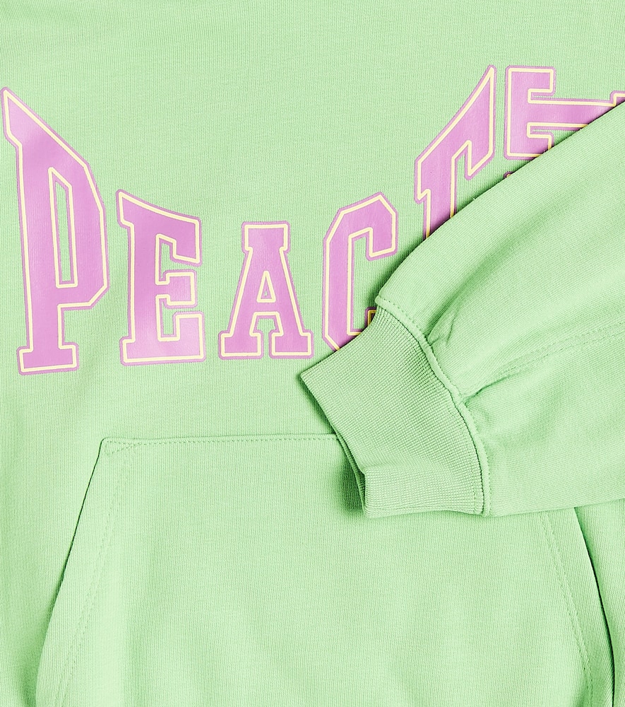 Molo Maxx Cotton-blend Fleece Hoodie In Grass Green