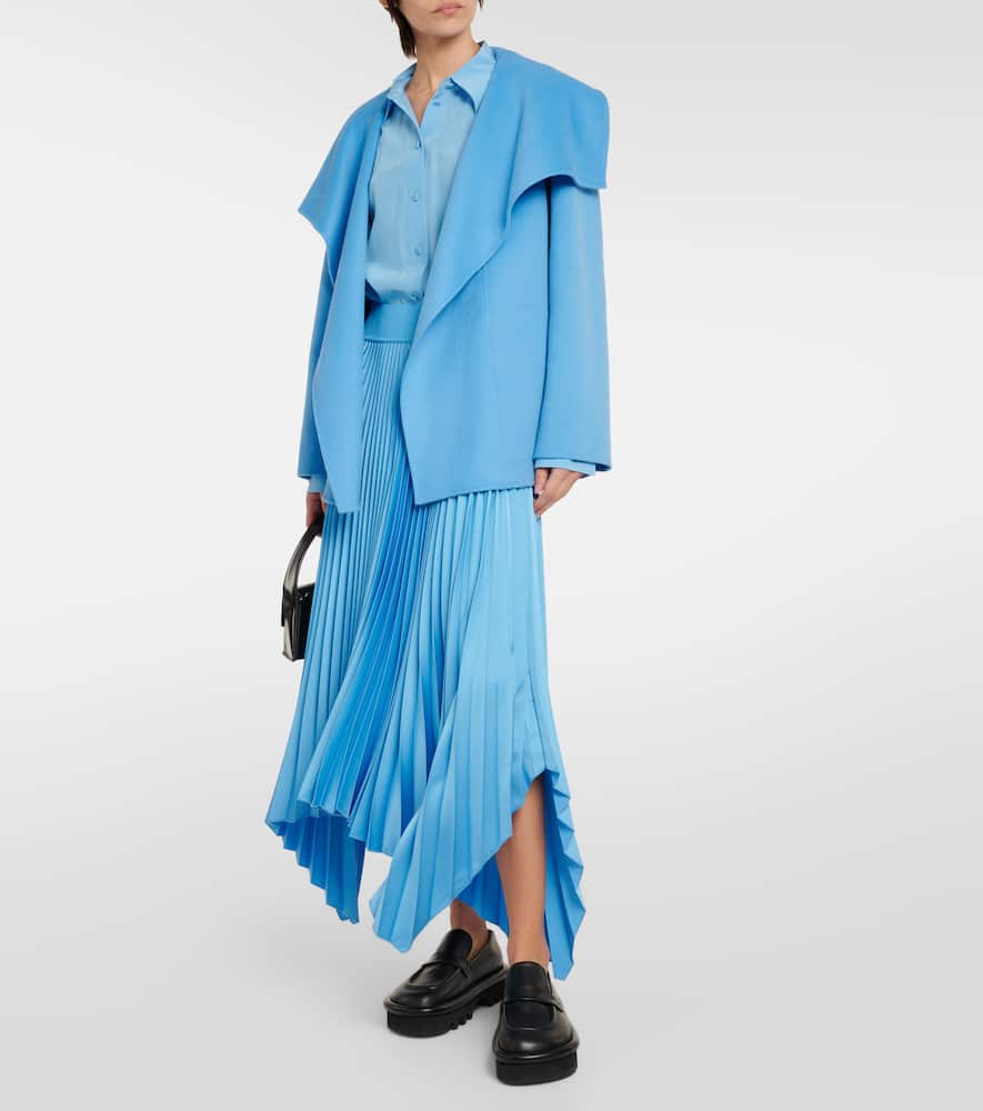Joseph Adrienne Wool And Cashmere Jacket In Blue