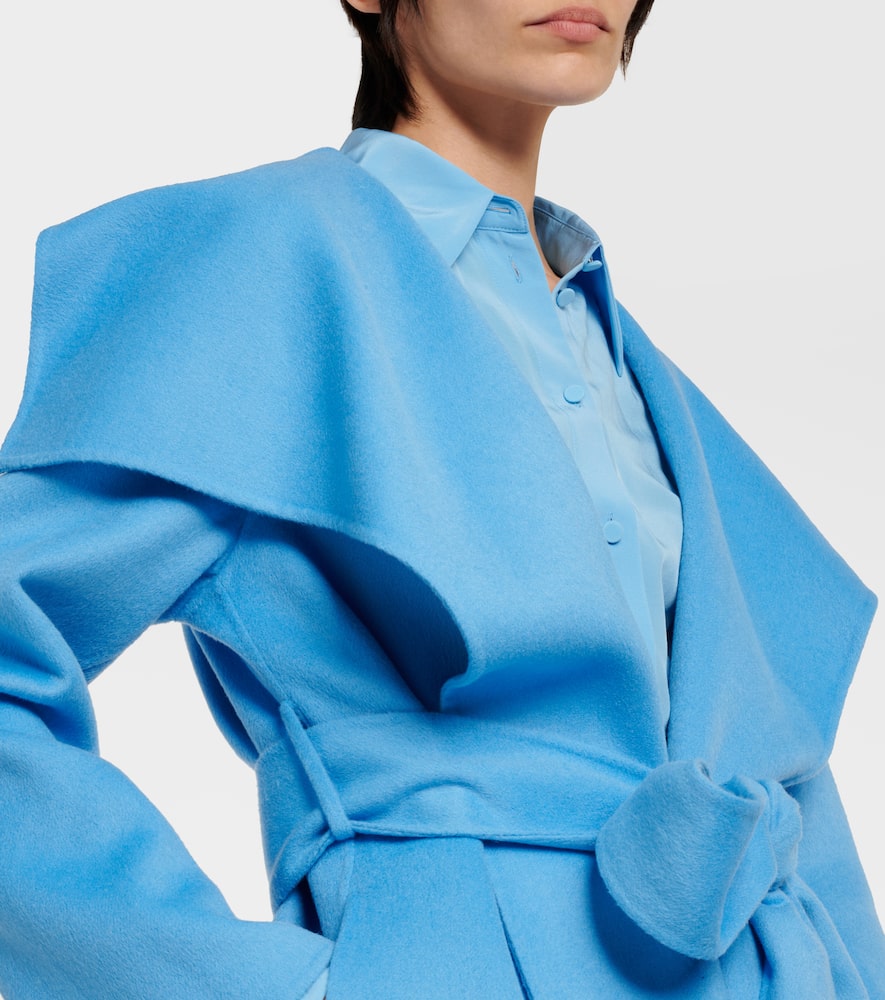 Joseph Adrienne Wool And Cashmere Jacket In Blue
