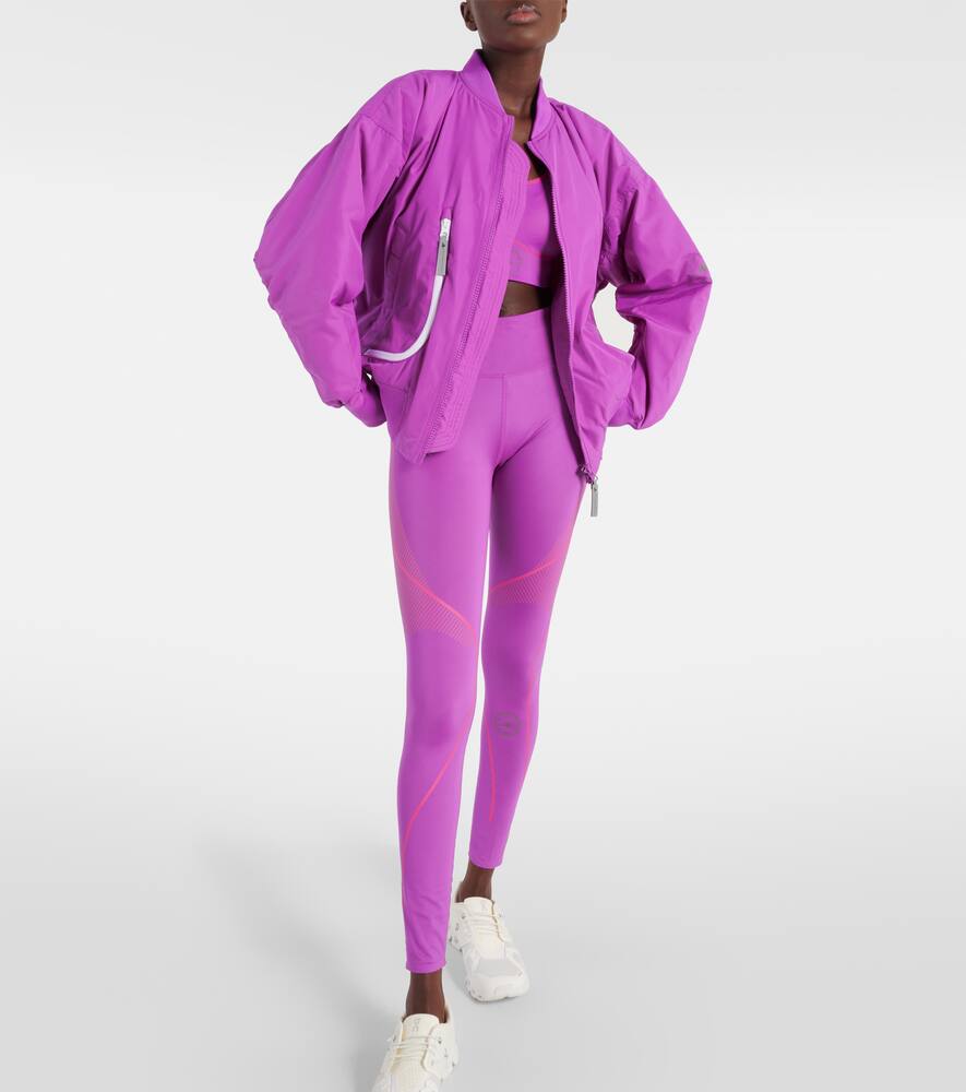 Adidas By Stella Mccartney Running Leggings In Purple