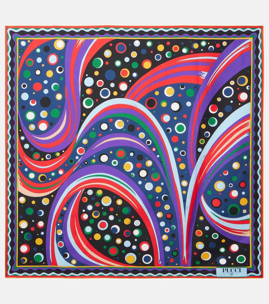 Fontane silk twill scarf