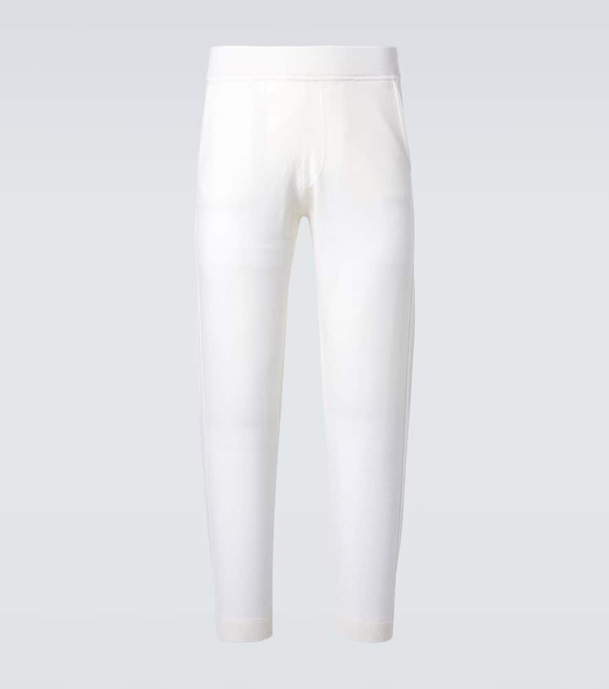 Wool and cashmere sweatpants