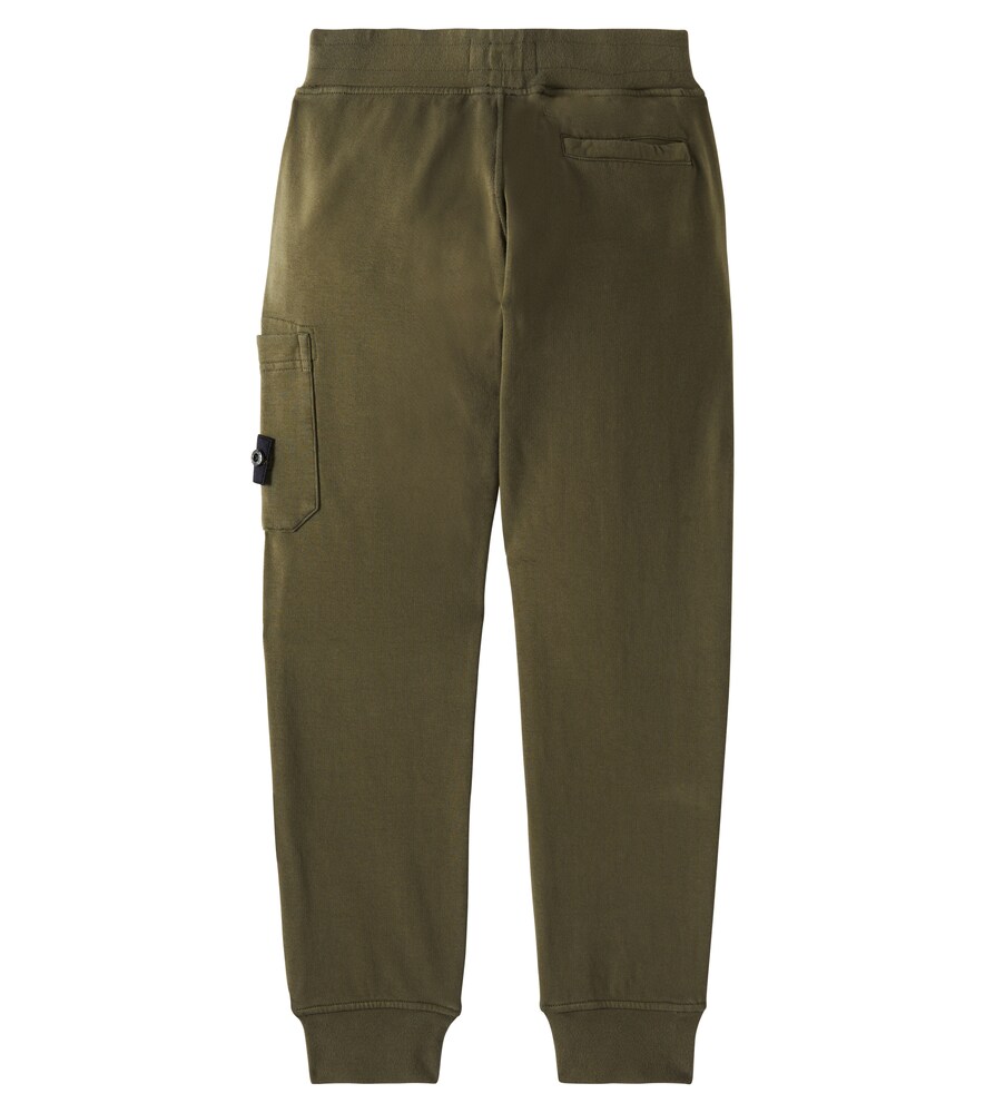  Stone Island Junior Stone Island Junior Compass Cotton Sweatpants 