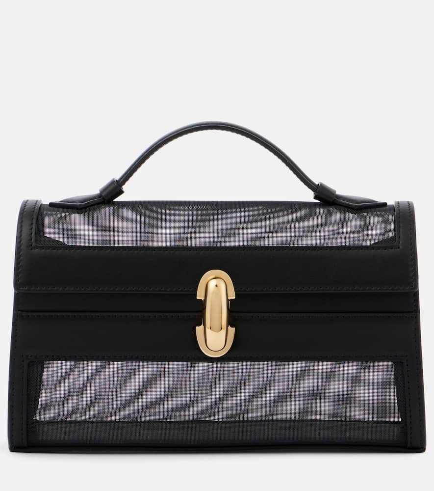 Symmetry Pochette mesh tote bag