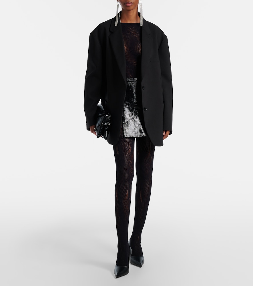  Wolford Wolford Mono De Malla Transparente 