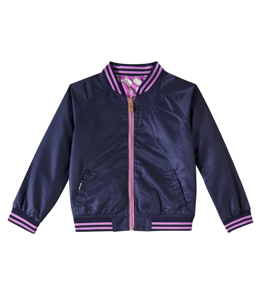 Scotch & Soda Reversible Bomber Jacket In Pink
