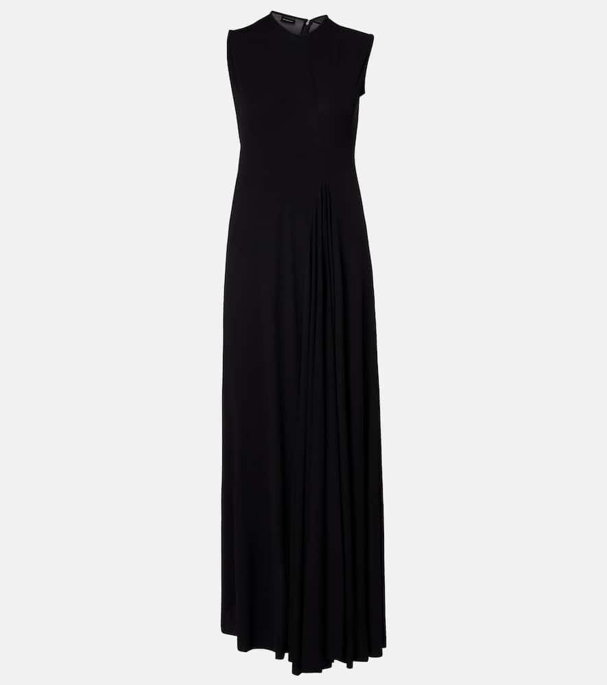 Pleated maxi dress