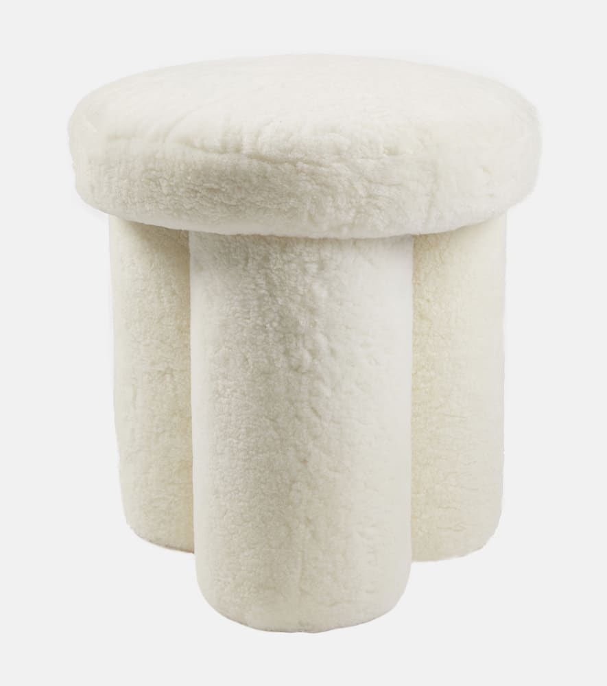 Big Foot sheepskin stool