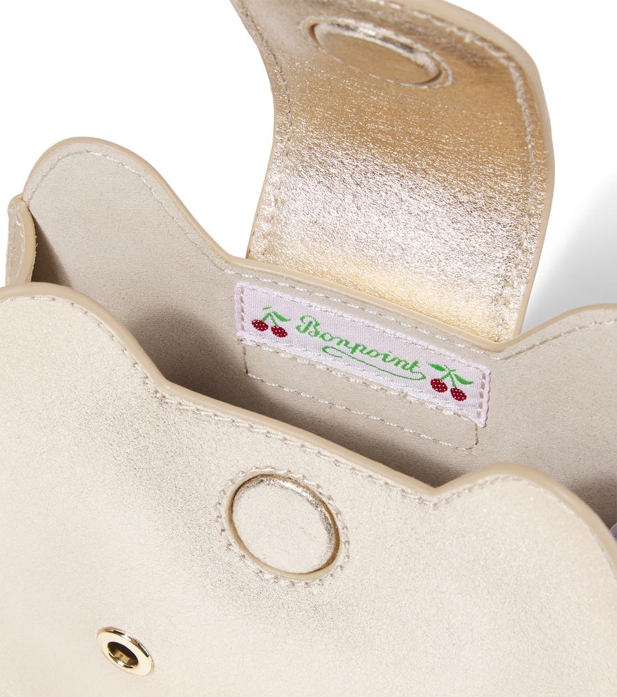  Bonpoint Bonpoint Tasche Jura Aus Metallic-leder 