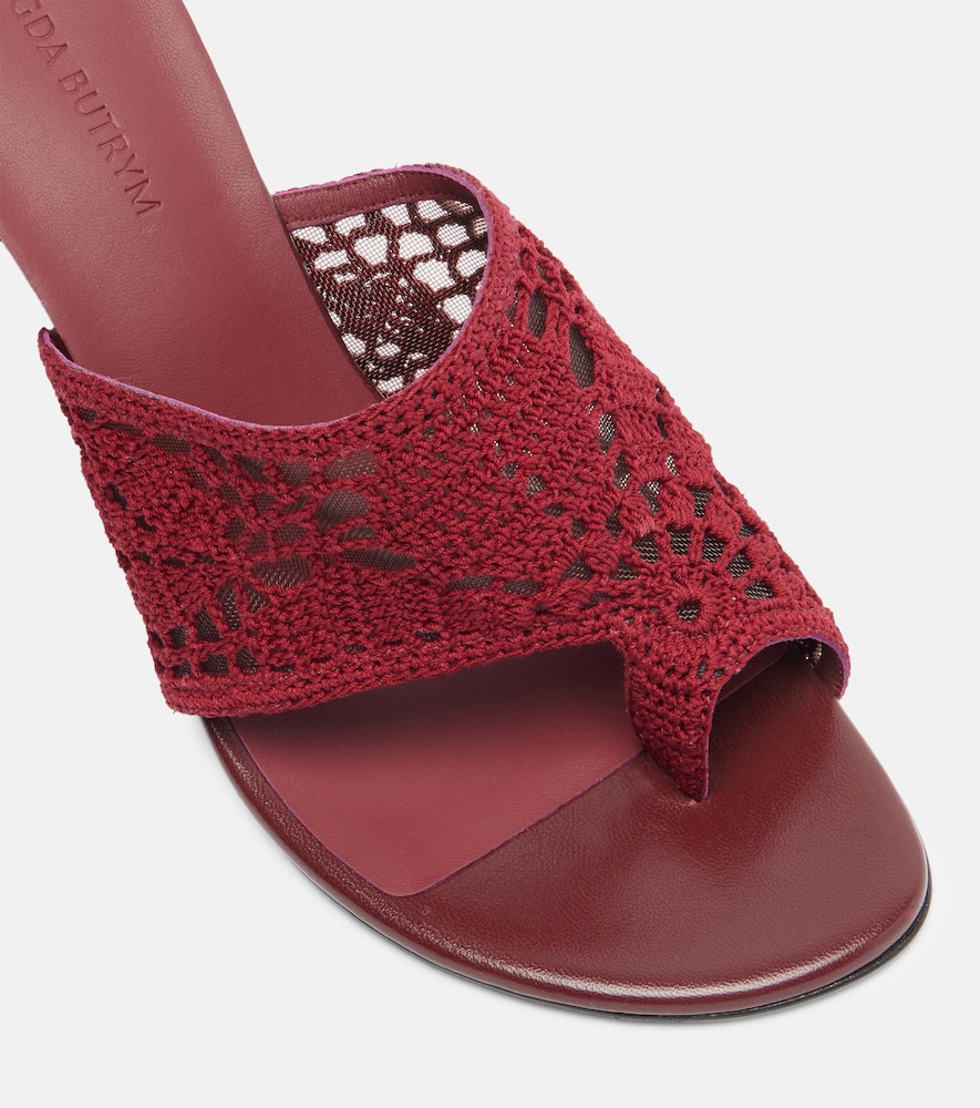  Magda Butrym Magda Butrym Crochet Thong Sandals 