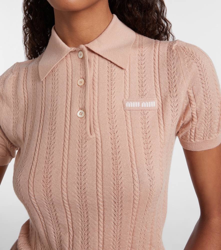  Miu Miu Miu Miu Polopullover Aus Kaschmir 