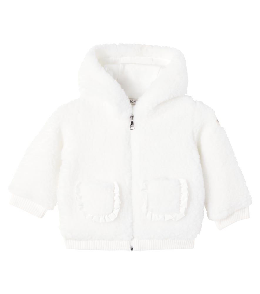 Moncler Enfant Baby hooded teddy cardigan