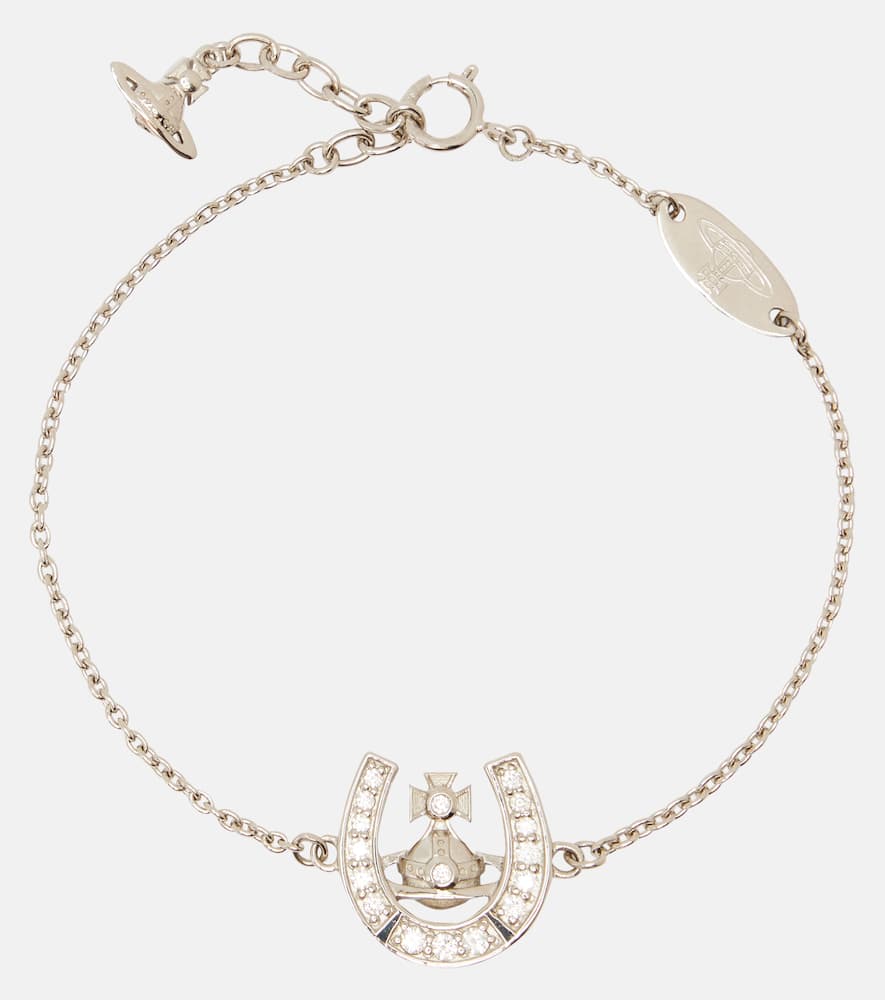 Vivienne Westwood Mare Orb Sterling Silver Bracelet In Silver