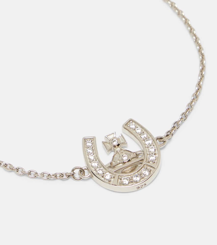 Vivienne Westwood Mare Orb Sterling Silver Bracelet In Silver